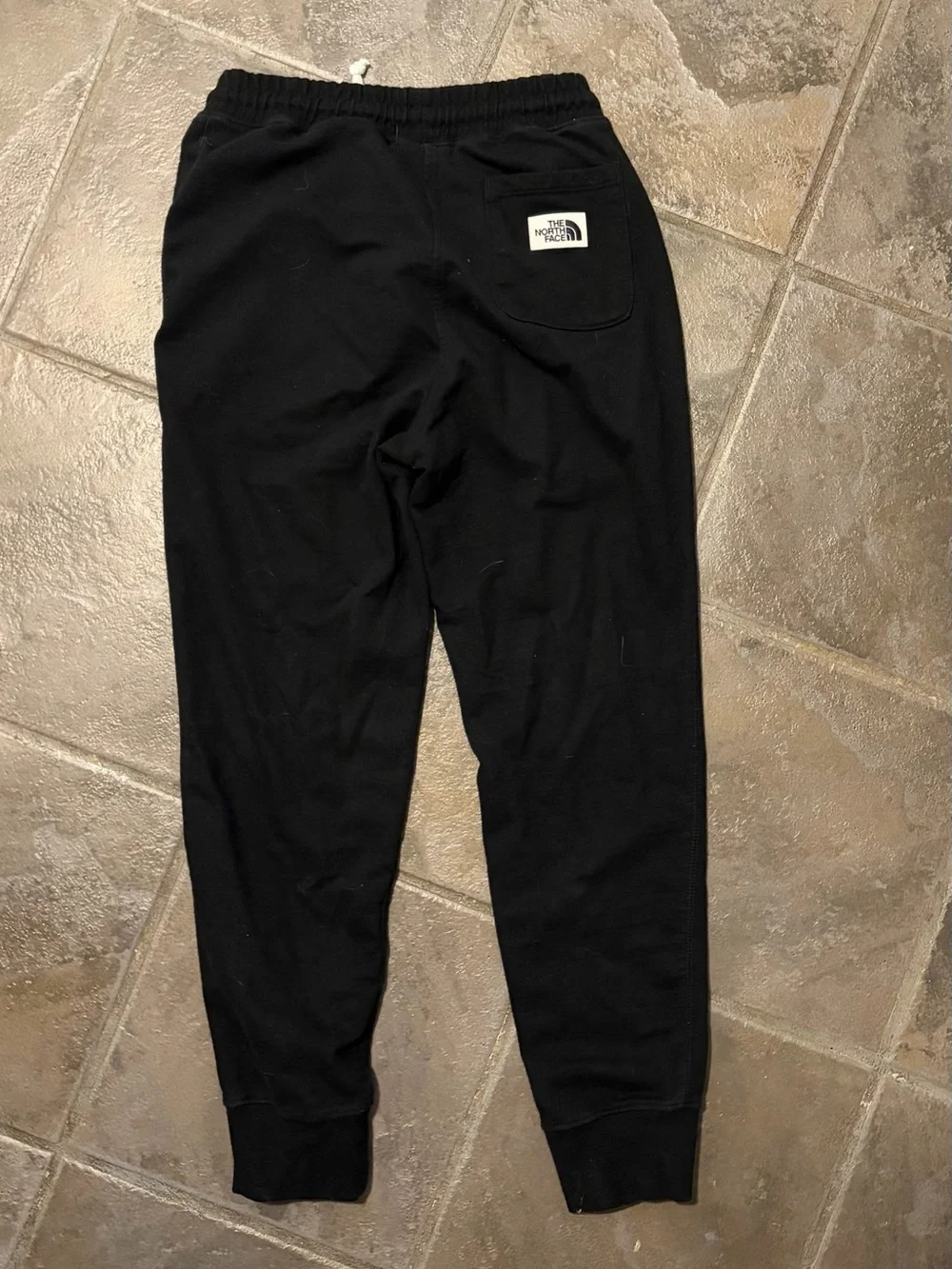North Face Black Drawstring Jogger Pants. S
